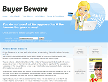 Tablet Screenshot of buyerbeware.co.uk